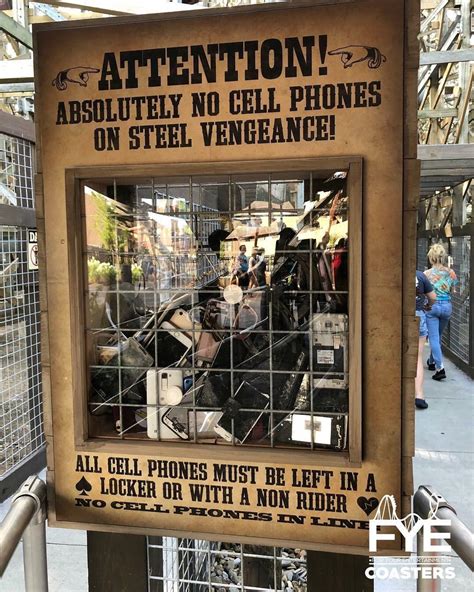 steel vengeance cell phone box|Steel Vengeance trains will have ride pouches for the 2019 season.